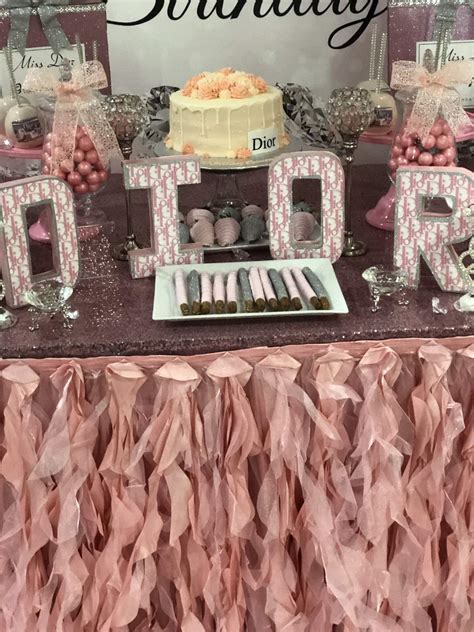 dior party decorations
